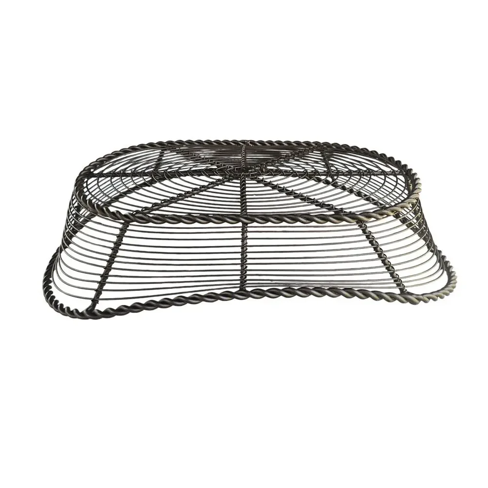 Decorative Metal Basket 1 lb 4 oz 9 X 3 1/2 by 15 at the widest points #32
